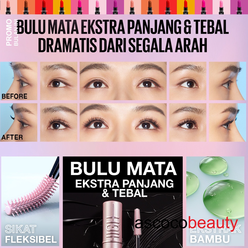 Maybelline [NEW] Sky High Waterproof Mascara Maskara Bulu Mata