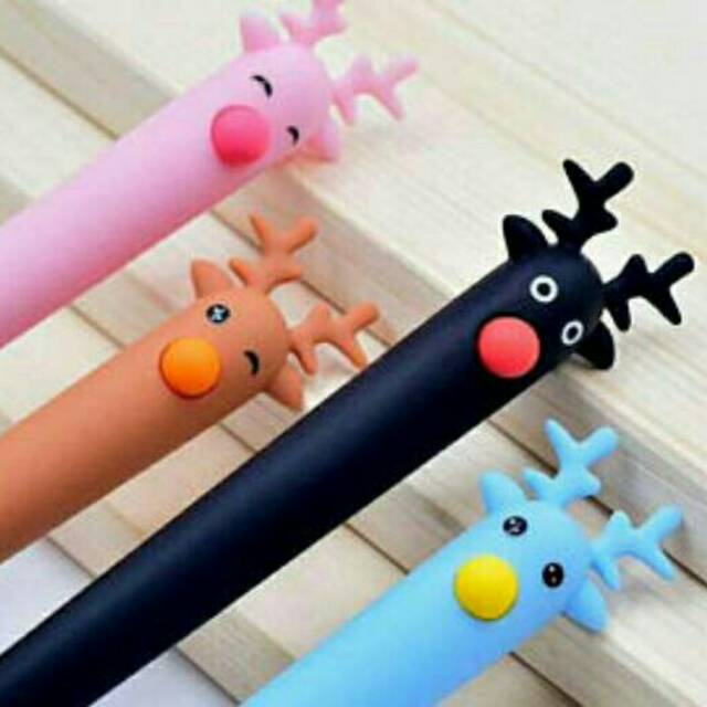 

Pulpen Bentuk Kepala Rusa 12pcs