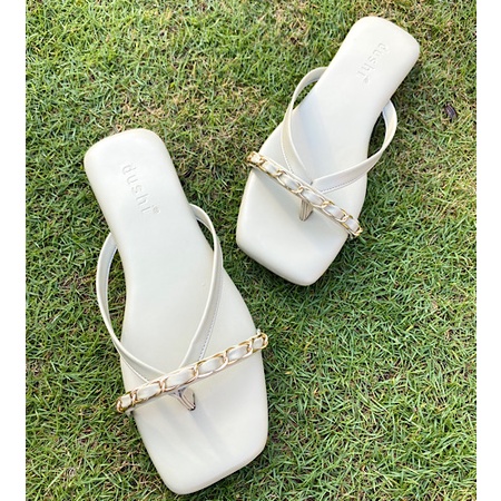 DUSHI Gracia Flat - Sandal flat wanita teplek