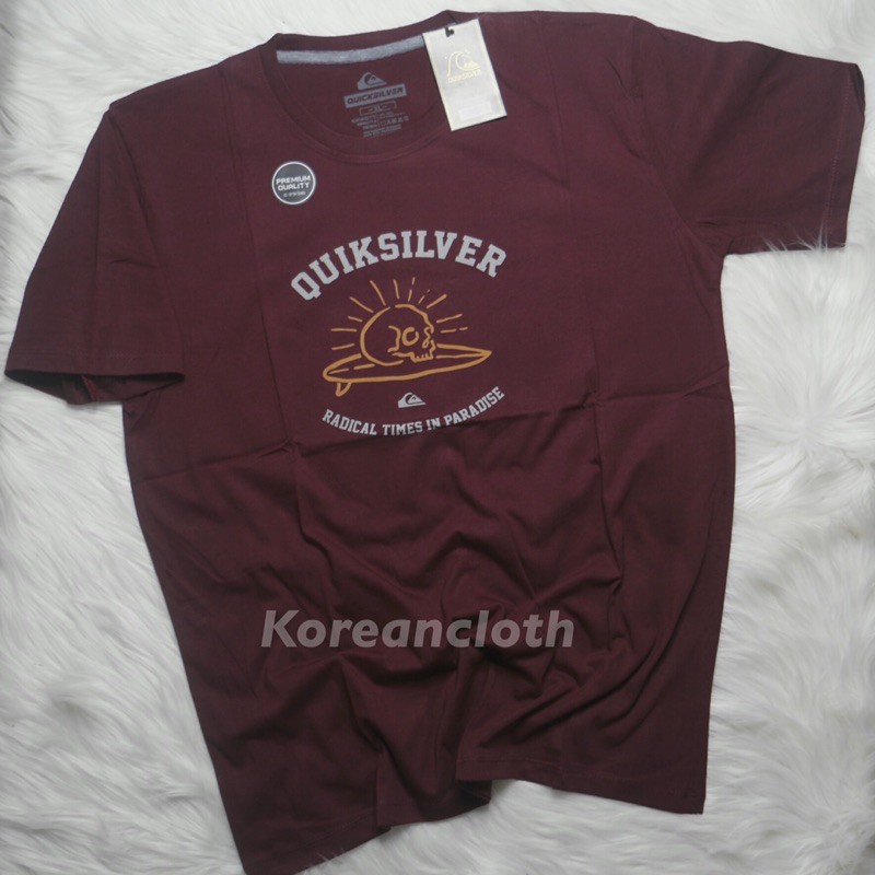 KAOS DISTRO BANDUNG QUICKSILVER RADICAL PRIA REMAJA DEWASA