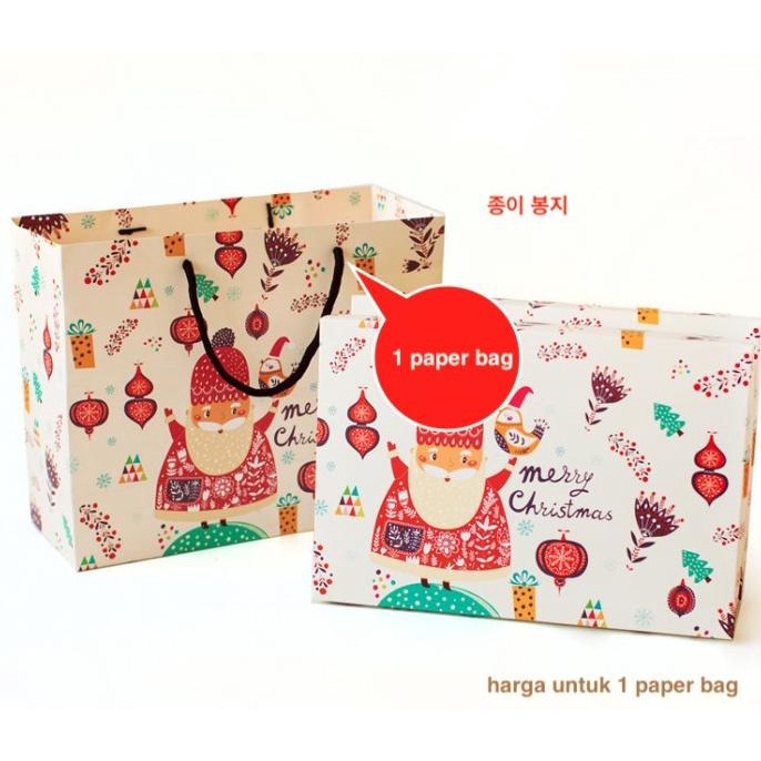 

[COD] Kantong Packaging / Tas Natal Santa / Box Packaging / Box Natal Sekat [COD]