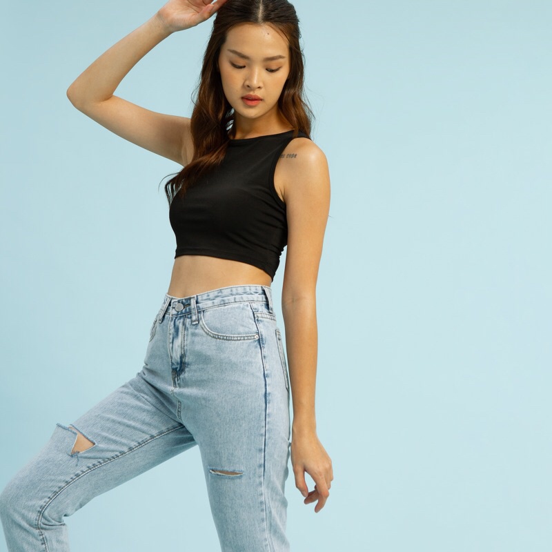 VIERLIN - Jeans 8021 - RIPPED JEANS HW