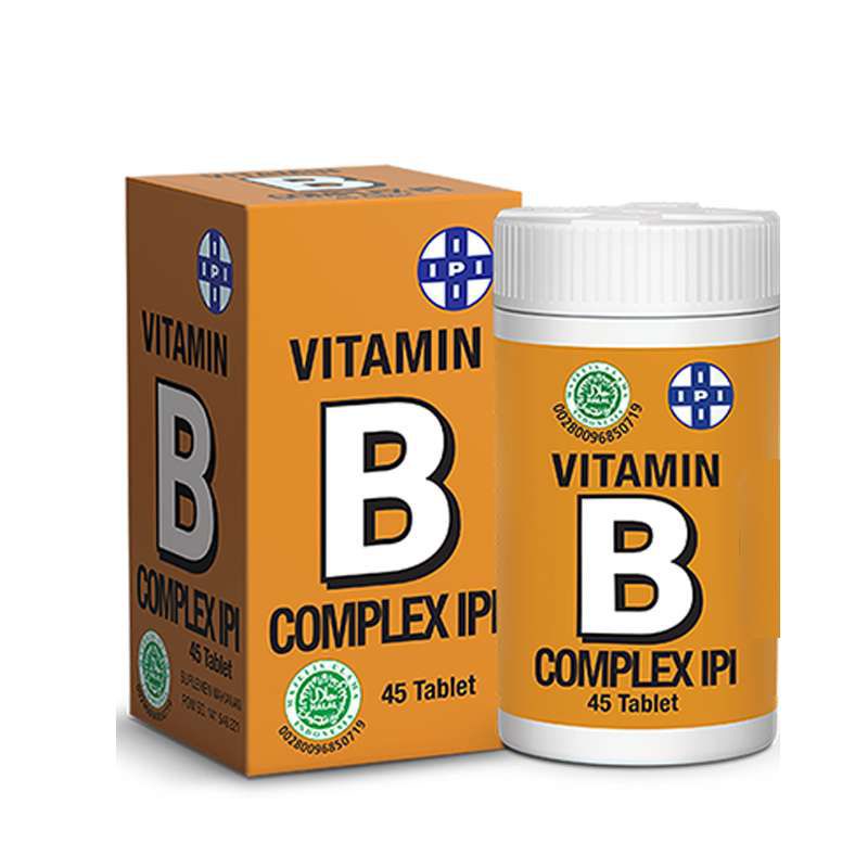 Jual VITAMIN B COMPLEX IPI 45 TABLET Shopee Indonesia