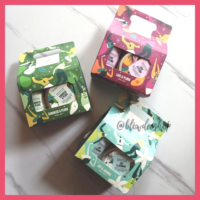 Blowdee Gift Set The Body Shop Mini Gift Seasonal Natal