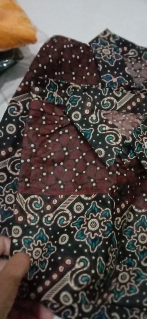 Baju Batik Couple Keluarga Sarimbit Couple Gamis Couple Sania Ruffle