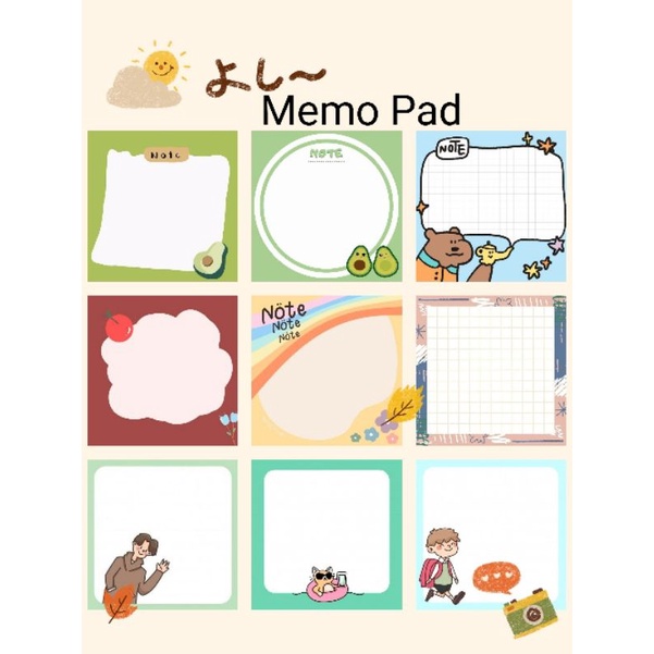 

MEMO PAD 10 LEMBAR