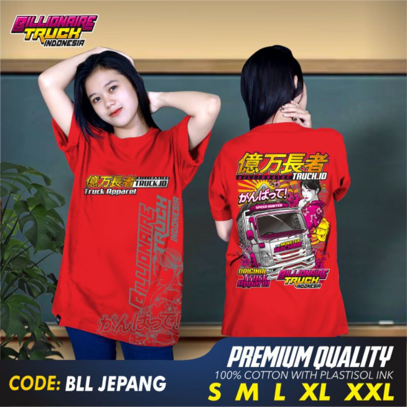 Kaos Truck Bll Jepang Original Truck Apparel Billionaire Truck Indonesia