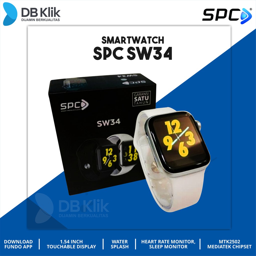 Smart Watch SPC SW34 Jam Tangan Pintar Smartwatch Garansi Resmi