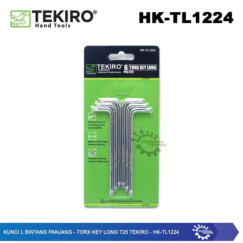 Tekiro - HK-TL1225 - Kunci L Bintang Panjang - Torx Key Long T27