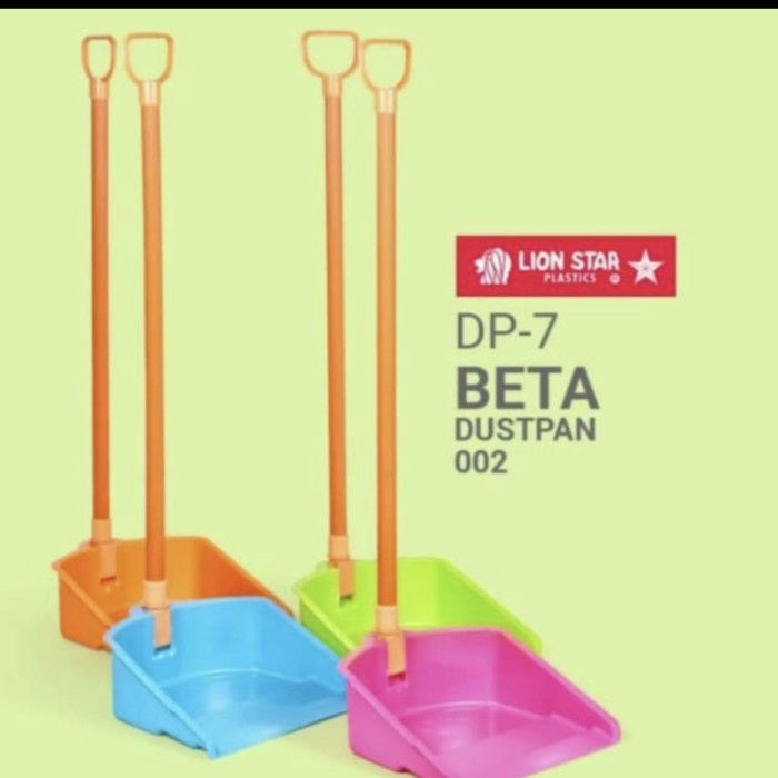 DP-7 Beta Dustpan 002 Lion Star Pengki Gagang Serokan Sampah Debu