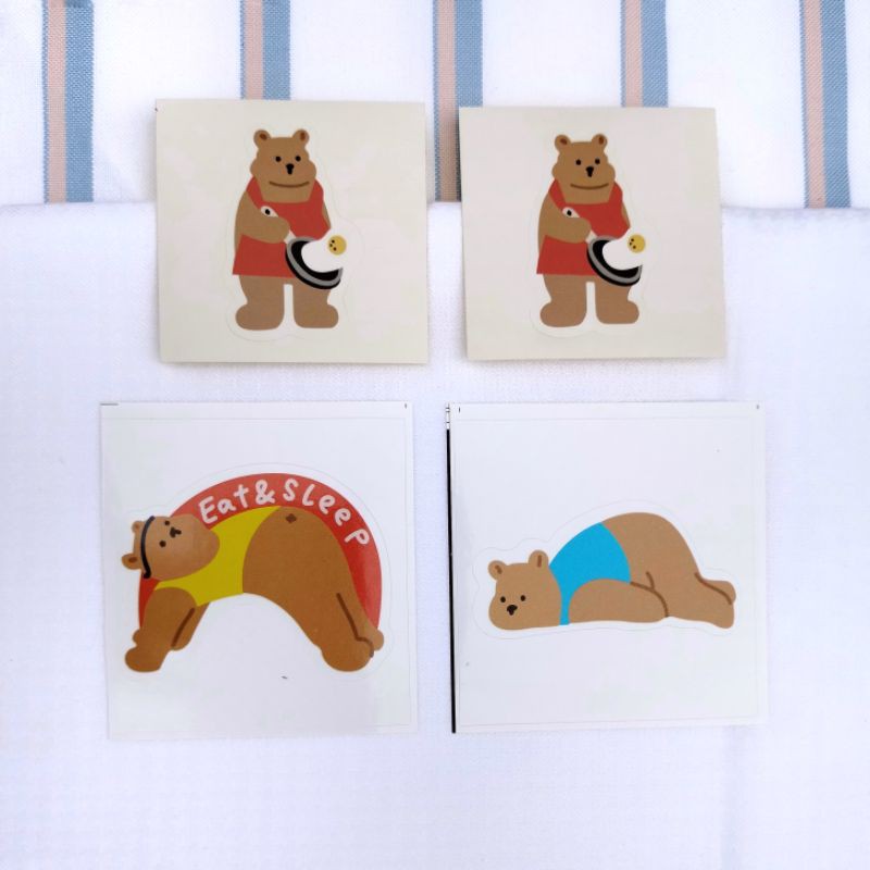 

MINI BEAR STICKER / STICKER BERUANG