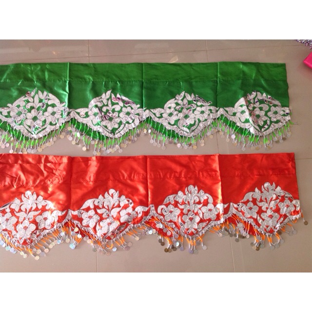 CUCI GUDANG tirai jurai ondas lame prada dekorasi pelaminan