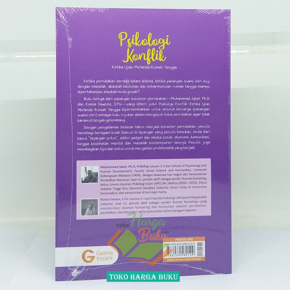 Psikologi Konflik Ketika Ujian Melanda Rumah Tangga Karya Muhammad Iqbal Kisma Fawzea Penerbit Gema Insani Press