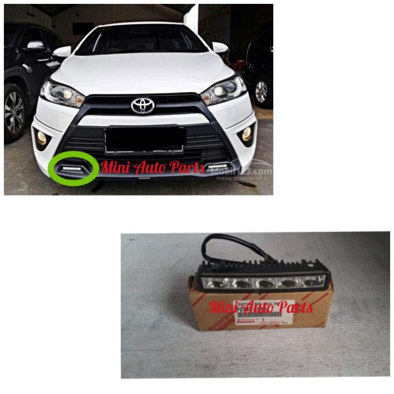 Lampu DAY TIME Led DRL Daytime ALL New YARIS 2014 2015 2016 2017 Original