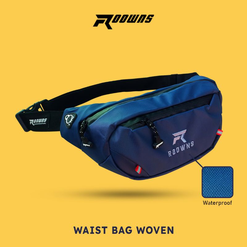 Tas Selempang Waistbag Distro Waterproof Phantom Pria Wanita Roowns Woven