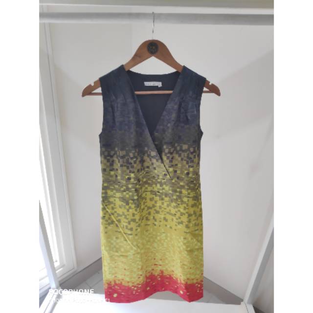 karen millen yellow dress