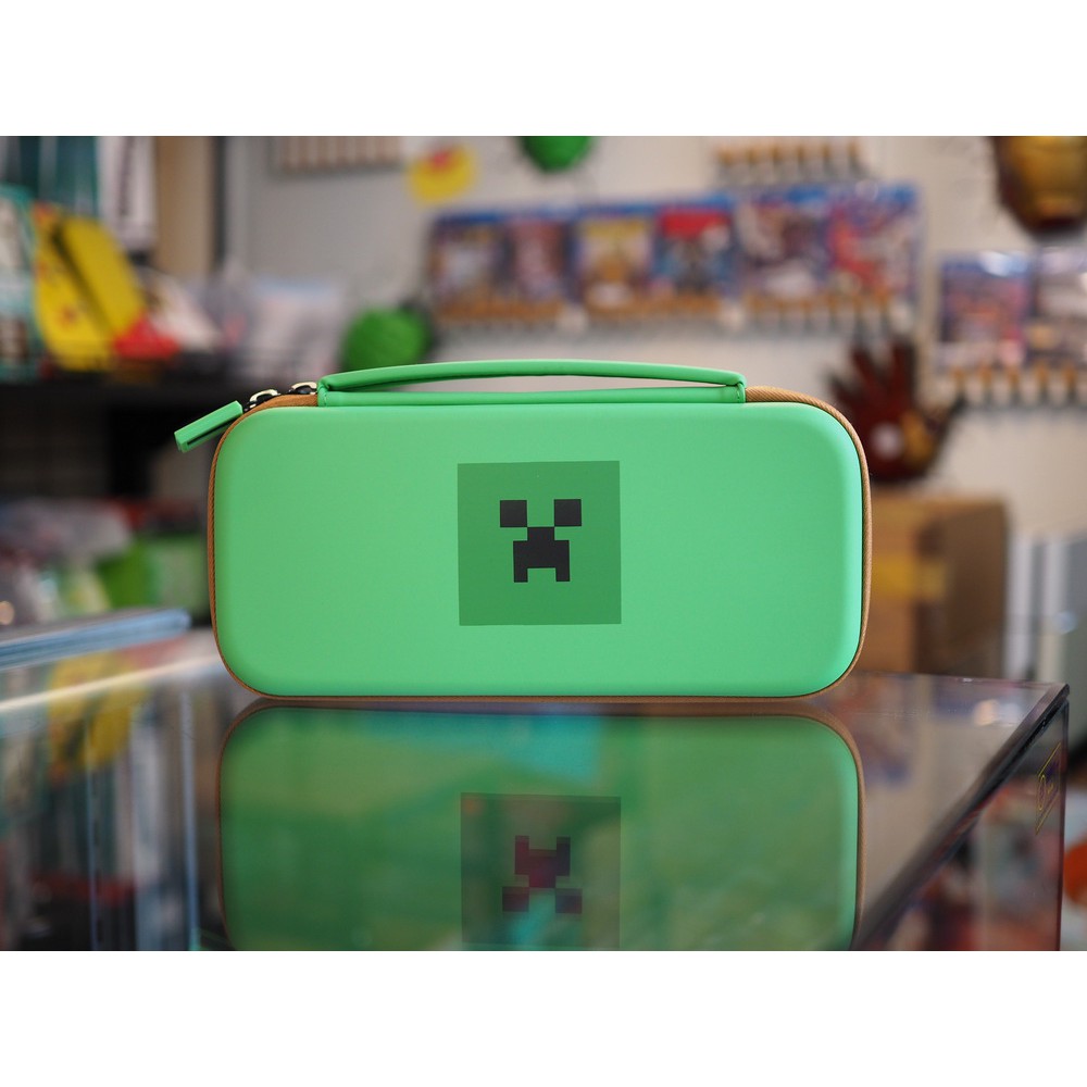 Case Tas Nintendo Switch Minecraft Creeper Green Hijau