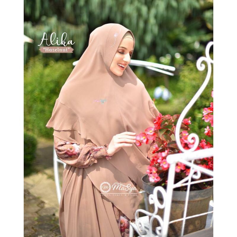 Alika Hazelnut - Set Syari Branded by Masya, Madenia Syari