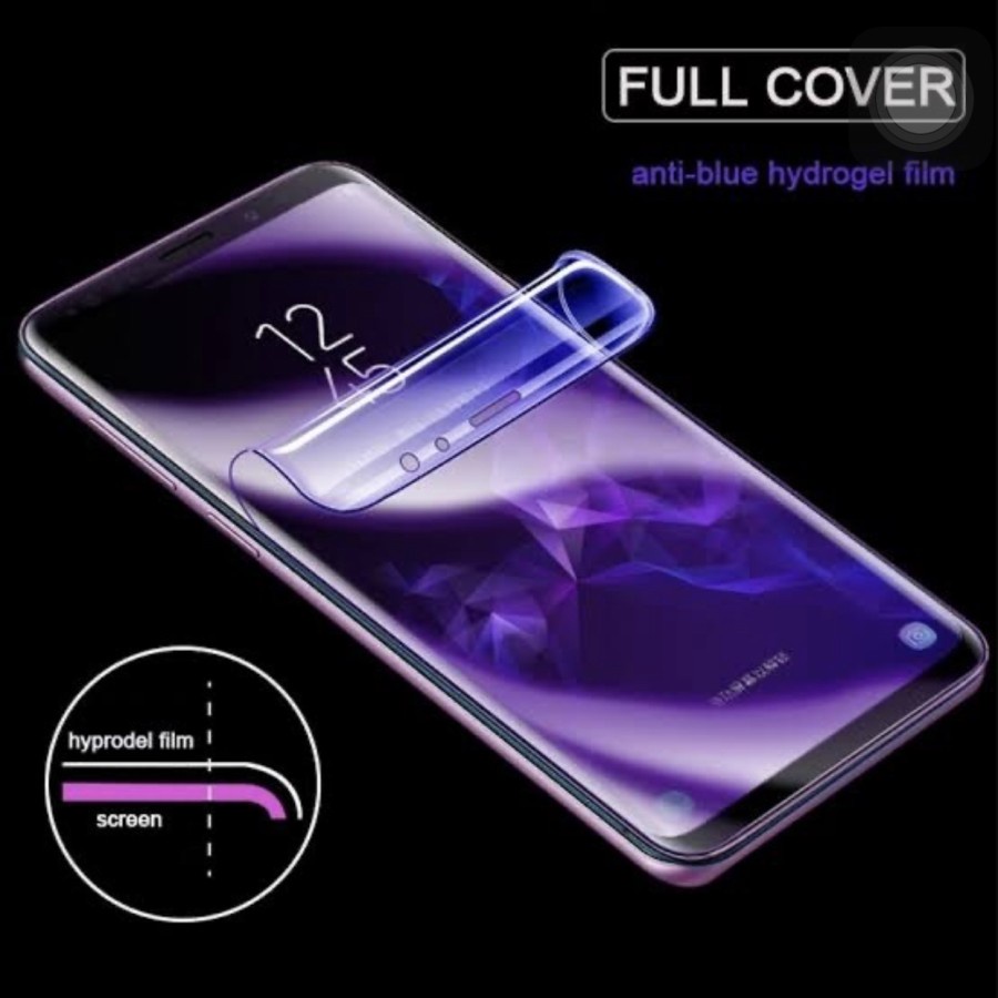 REALME 8 8 5G 8 PRO 8i 8 NFC C17 7i 7 7 PRO i ANTI GORES HYDROGEL BLUE LIGHT CLEAR ANTI MINYAK SCREEN GUARD JELL PELINDUNG LAYAR FULL COVER SCREEN PROTECTOR