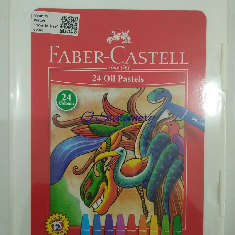 

Crayon 24 warna Faber Castell