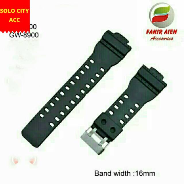 STRAP TALI JAM TANGAN CASIO G-SHOCK GR-8900 GW-8900 GR GW 8900 RUBBER STRAP