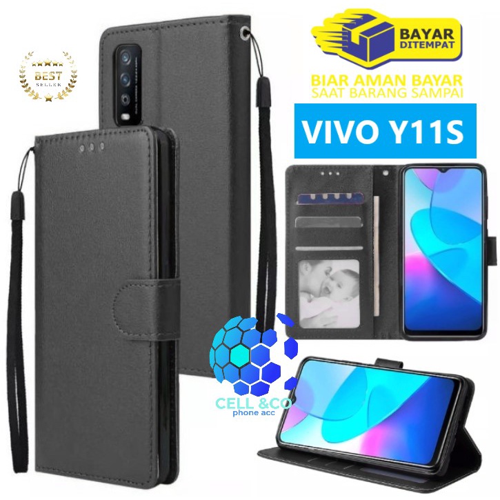 Flip cover VIVO Y11S NEW 2021 Flip case buka tutup kesing hp casing flip case wallet