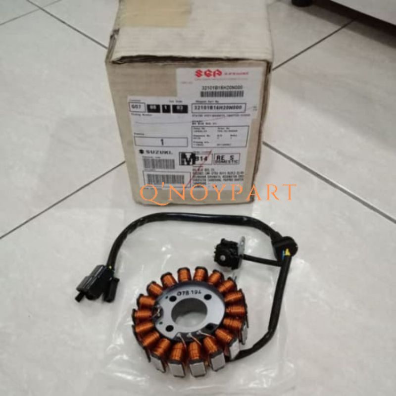SPULL SPUL STATOR SHOGUN 125 NEW FL FI INJEKSI INJECTION ORIGINAL sgp