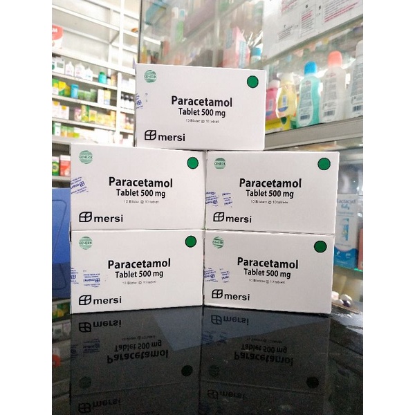 PARACETAMOL TABLET 1 BOX MERSI