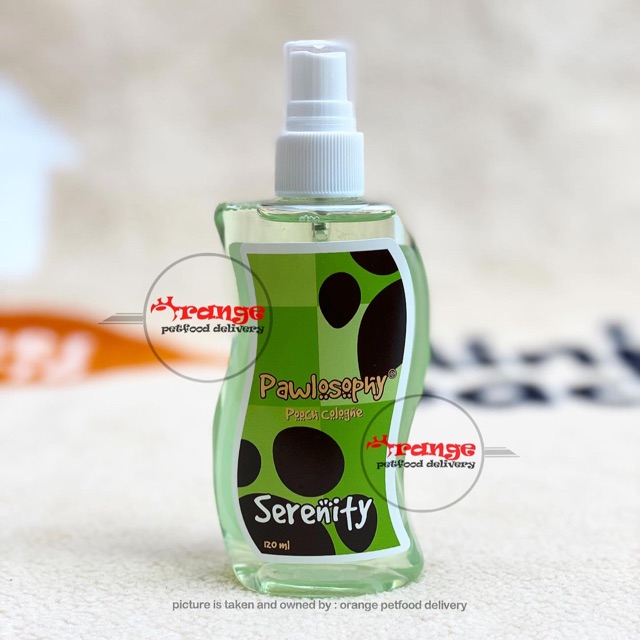 parfum pawlosophy serenity 120 ml untuk anjing & kucing