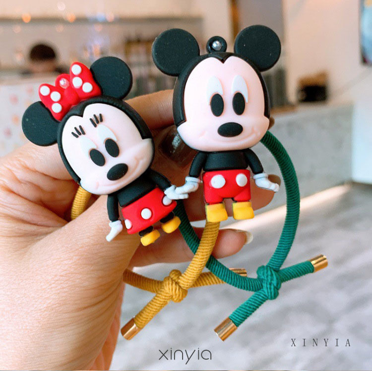 【CHECKOUT RP100】Mickey DNY Hair Band Rubber Band Fashion Korea Pola Kartun Mickey Aksesoris Rambut