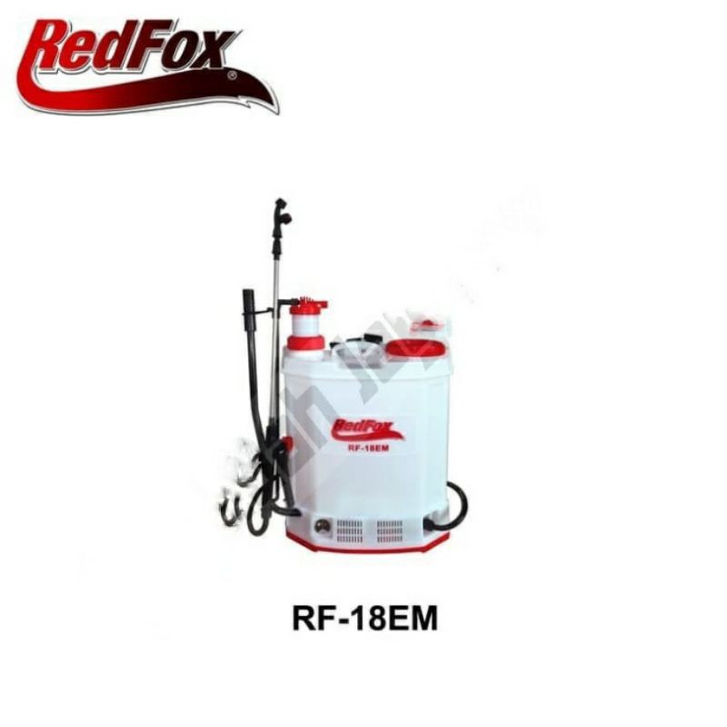 REDFOX RF-18EM Alat Semprot Hama 18 Liter 2 in 1 Gendong Sprayer Elektrik Manual Pressure