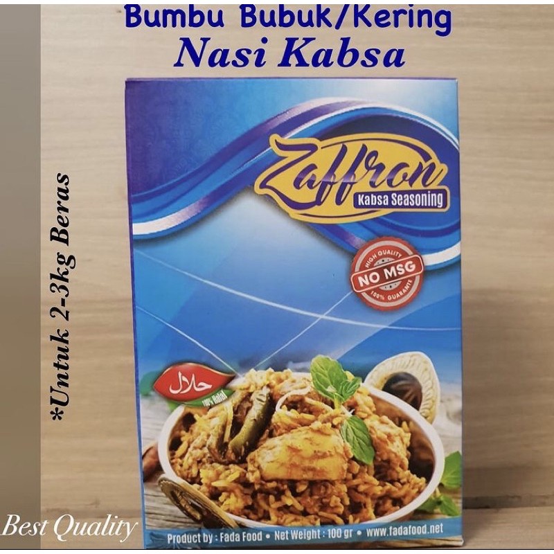 

Bumbu Nasi Kabsah Zaffron