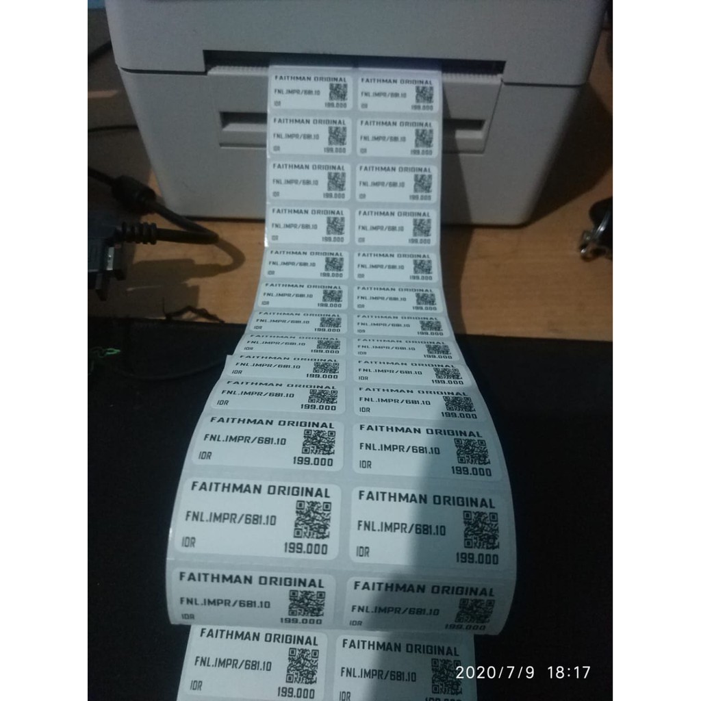 Cetak Label Harga - Cetak label Barcode - Cetak Barcode harga - Label Harga isi 400