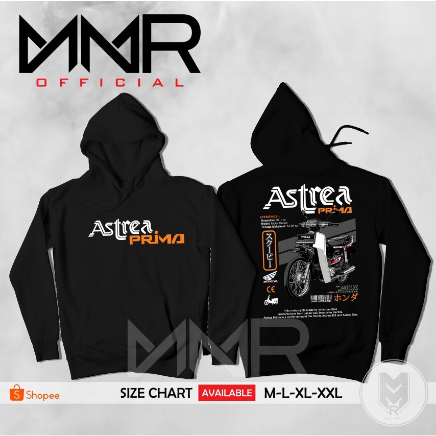 Jaket Hoodie Tanpa Sleting ASTREA PRIMA/JAKET IMPRESA/JAKET STAR/JAKET HONDA GANK/C70 Terlaris - MMR