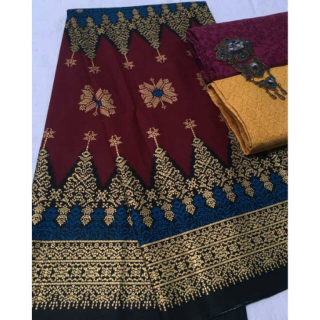 1 set batik prada primis sri rahayu dan embos