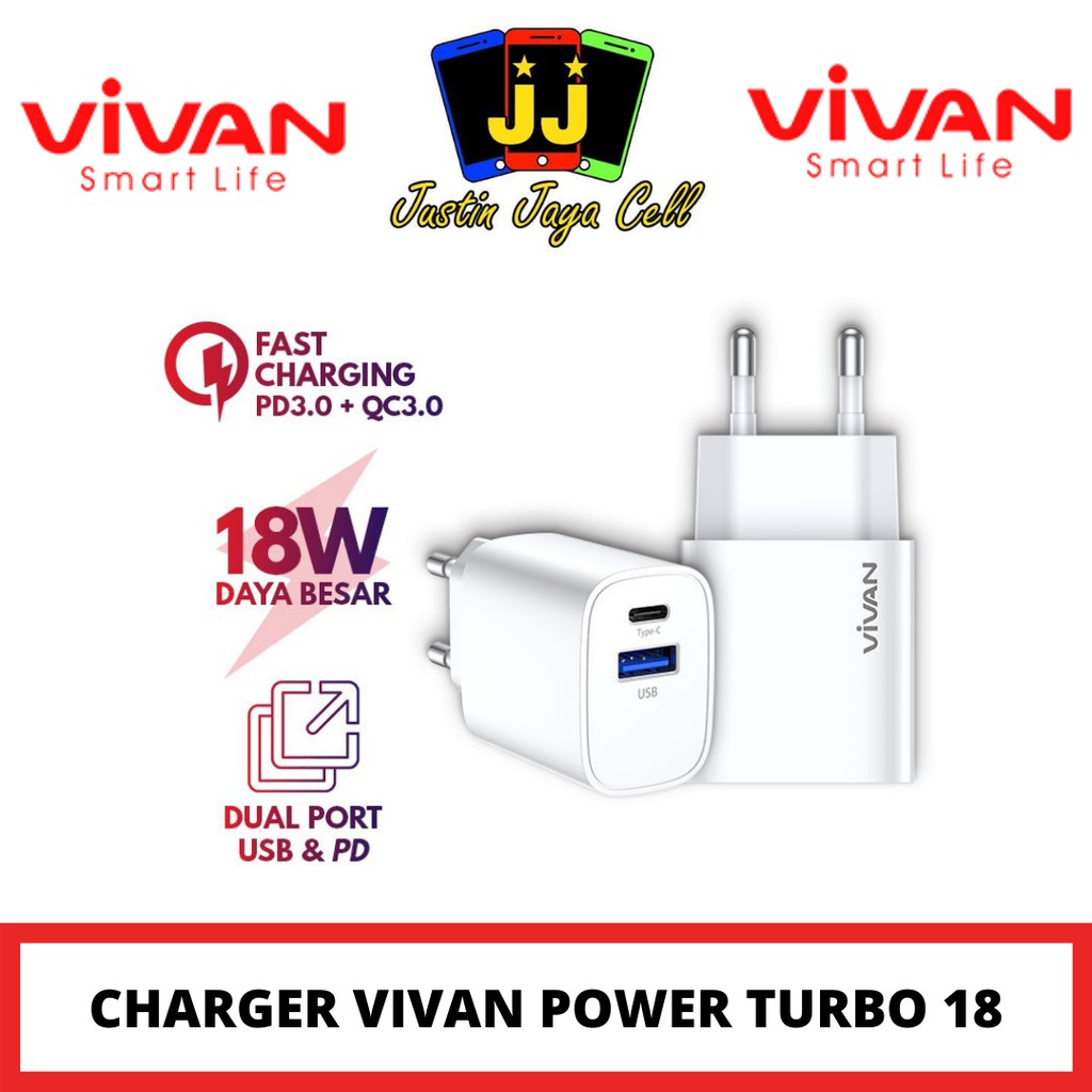 Charger Vivan Power Turbo 18 Quick Charger