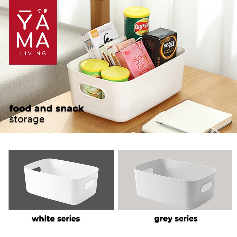 YAMA ASA Storage Box Organizer Multifungsi Kotak Penyimpanan Keranjang Carry Putih