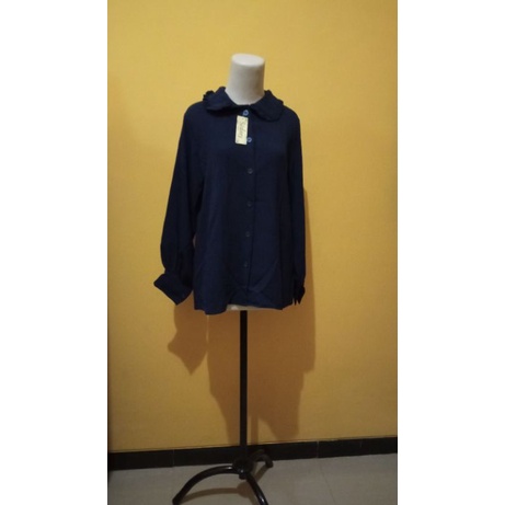 atasan busui  casual blouse bahan crincel kekinian by sidney