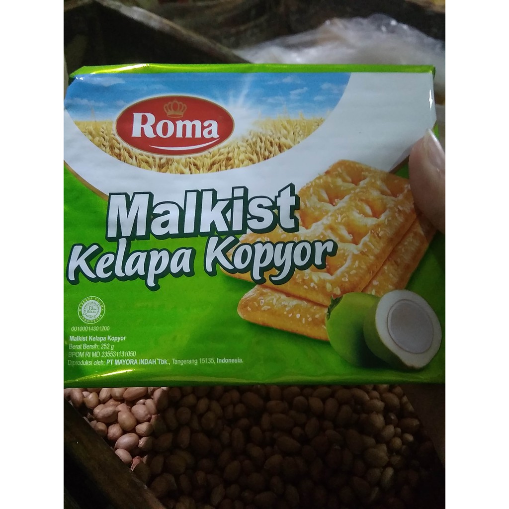 

Roma Malkist Kelapa Kopyor 252gr