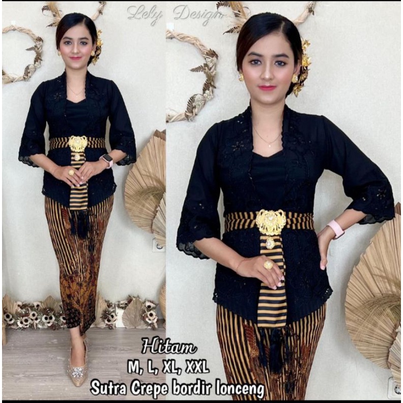 sutra crepe bordir lonceng