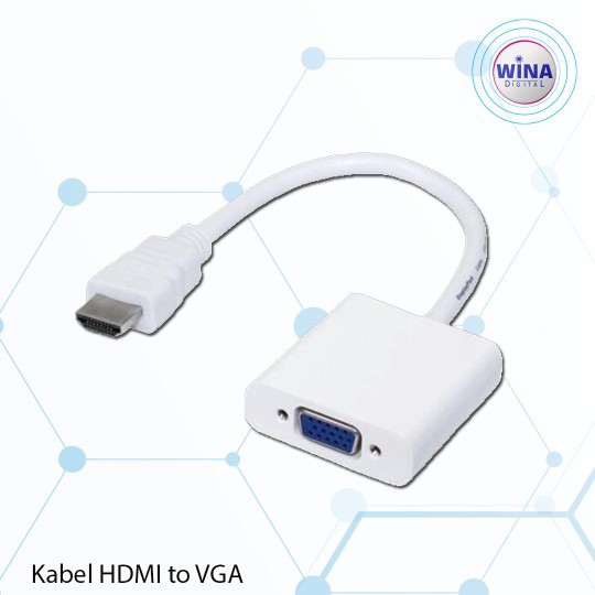 Kabel HDMI To VGA Converter - Converter Kabel HDMI TO VGA