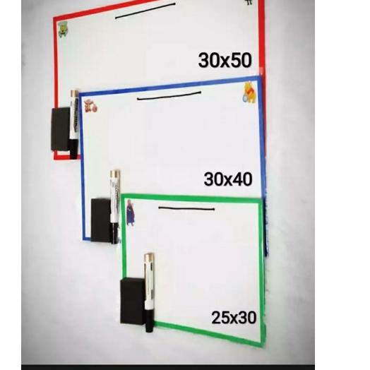 

[PROMO HTB84] papa tulis/papan tulis anak/white board/papan tulis gantung/papan tulis karakter/papan tulis gantung Bayar Di Tempat