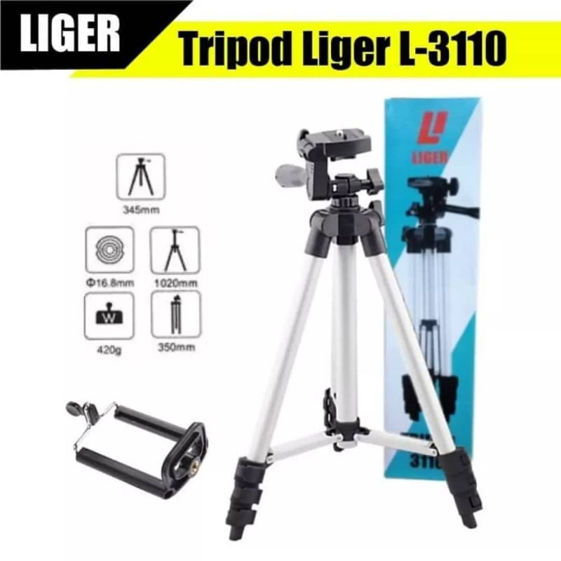 Tripod Liger L3110 tripod holder hp panjang 1m