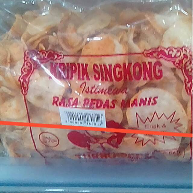 

Kripik Singkong Pedas Manis 250gf