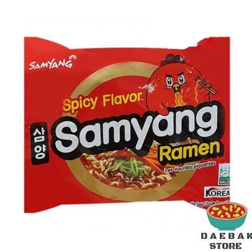 

Samyang Spicy Flavor Soup Ramen - Mie Instant Kuah Pedas Halal MUI