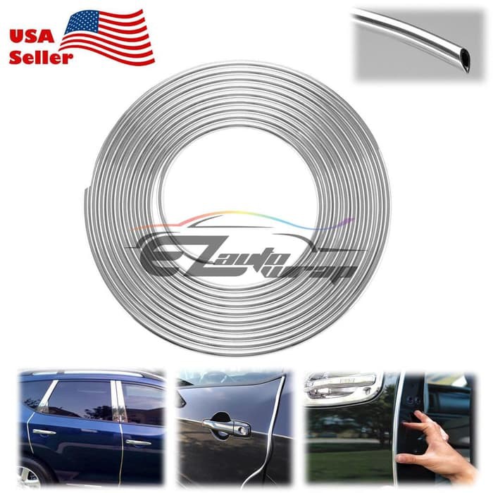 Door Guard Pelindung Pintu Mobil Panjang 15 Meter Warna Crome