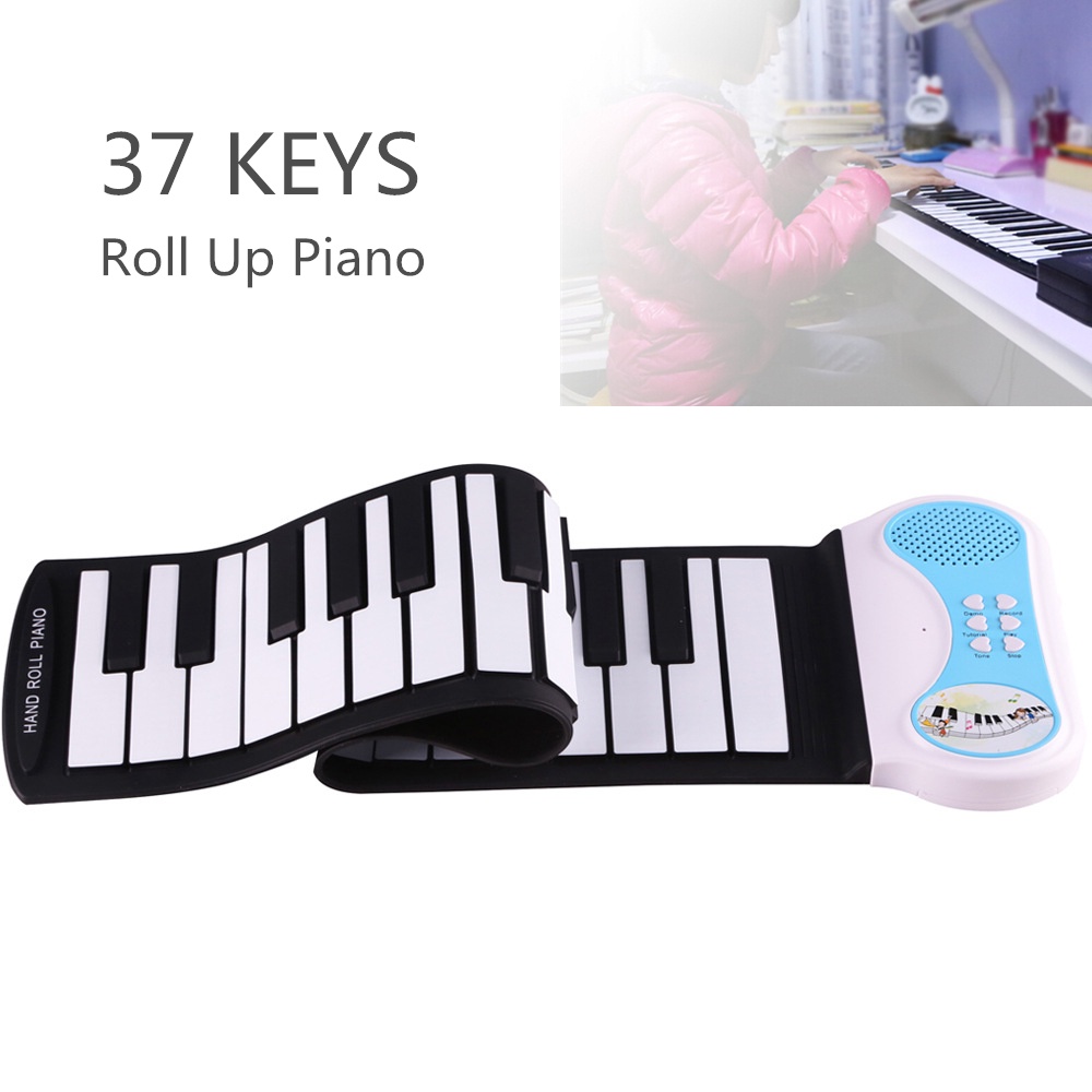 Mainan Piano / Keyboard Elektrik 37 Nada Flexible Untuk Anak