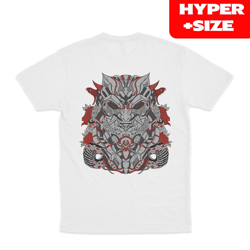 Kaos Sukajan Samurai Hannya Pria Wanita Original Custom Kaos Sablon Desain SEndiri Gambar Foto