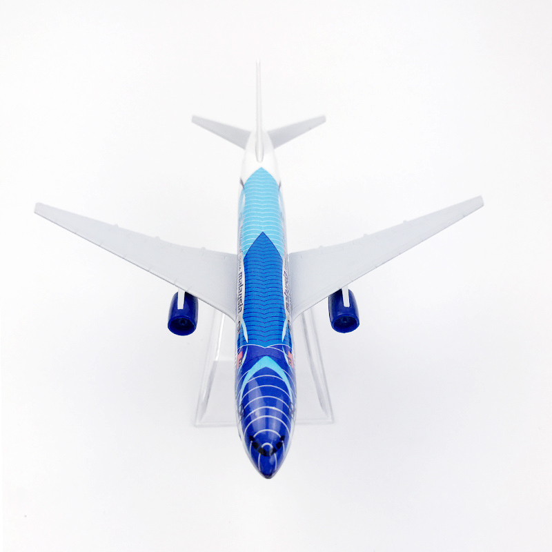 Miniatur Diecast Pesawat Terbang Malaysia Airlines Seawave Boeing 777 B777 Bahan Metal 16CM Untuk Koleksi