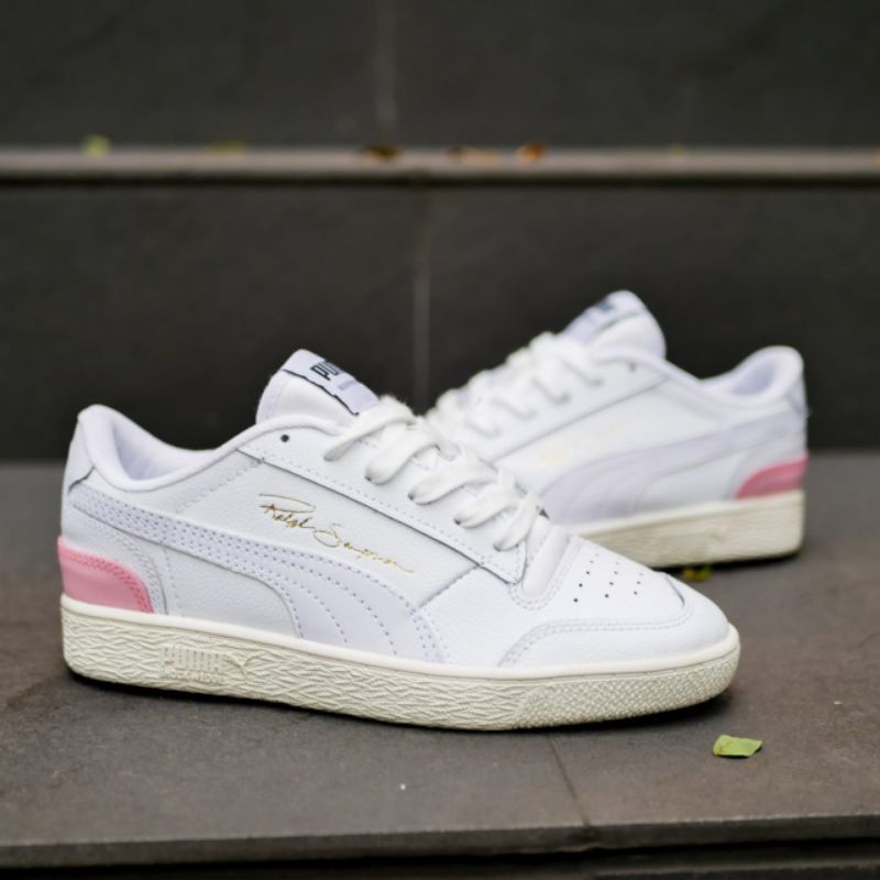 SEPATU WANITA PUMA RALPH SAMPSON WHITE PINK ORIGINAL